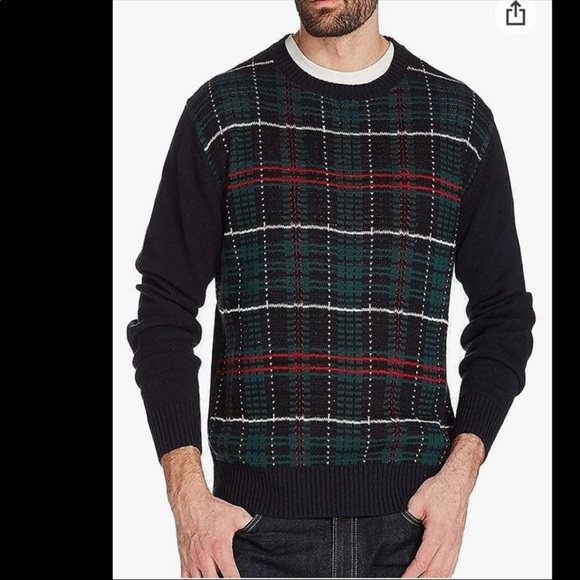 NWT Weatherproof Holiday Tartan Pullover Sweater M - Picture 4 of 6
